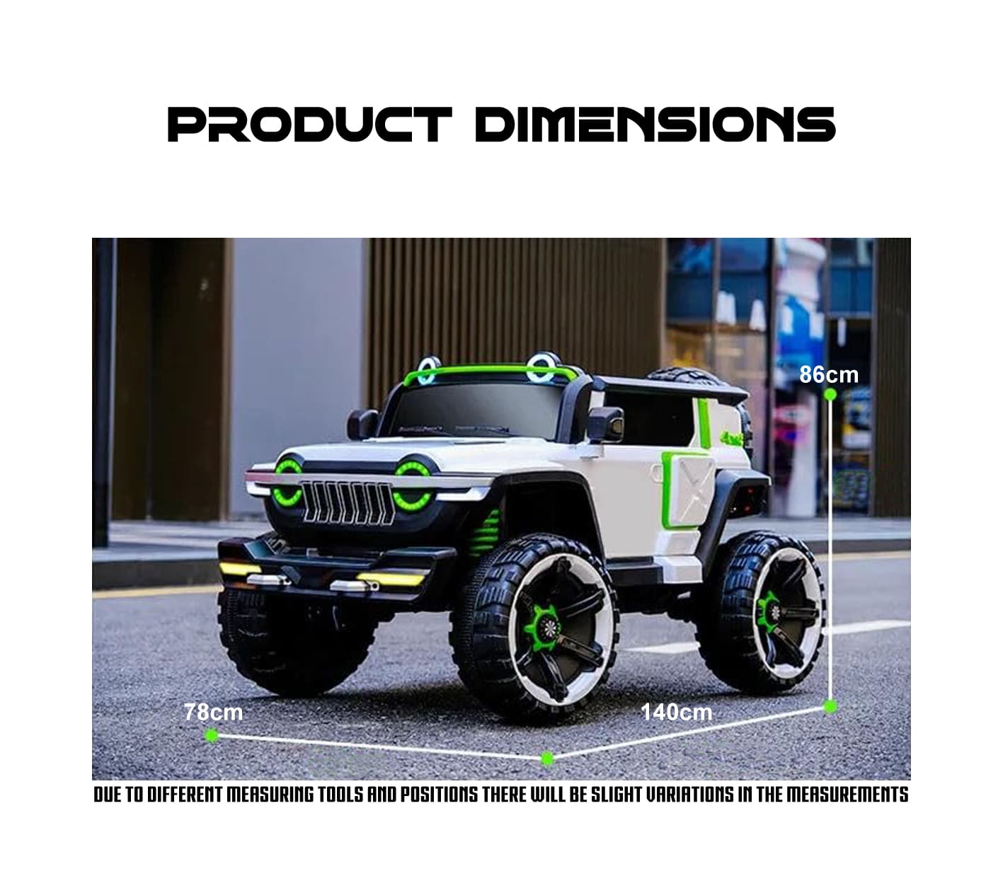 Bulk 4x4 Battery Operated SUV Jeep for Boys & Girls 2-10 Years