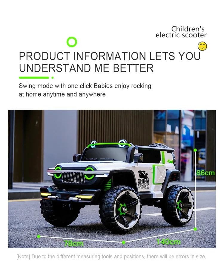 Bulk 4x4 Battery Operated SUV Jeep for Boys & Girls 2-10 Years