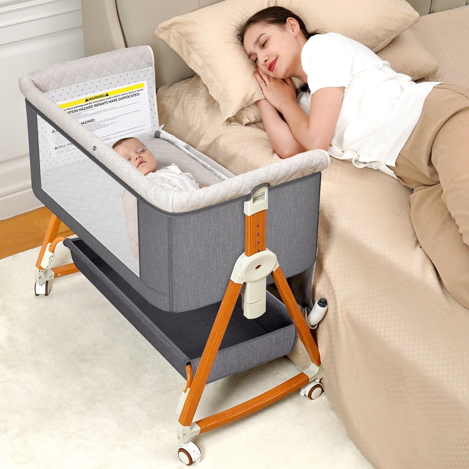 Cubbycoo Multifunctional Portable Foldable Baby Crib