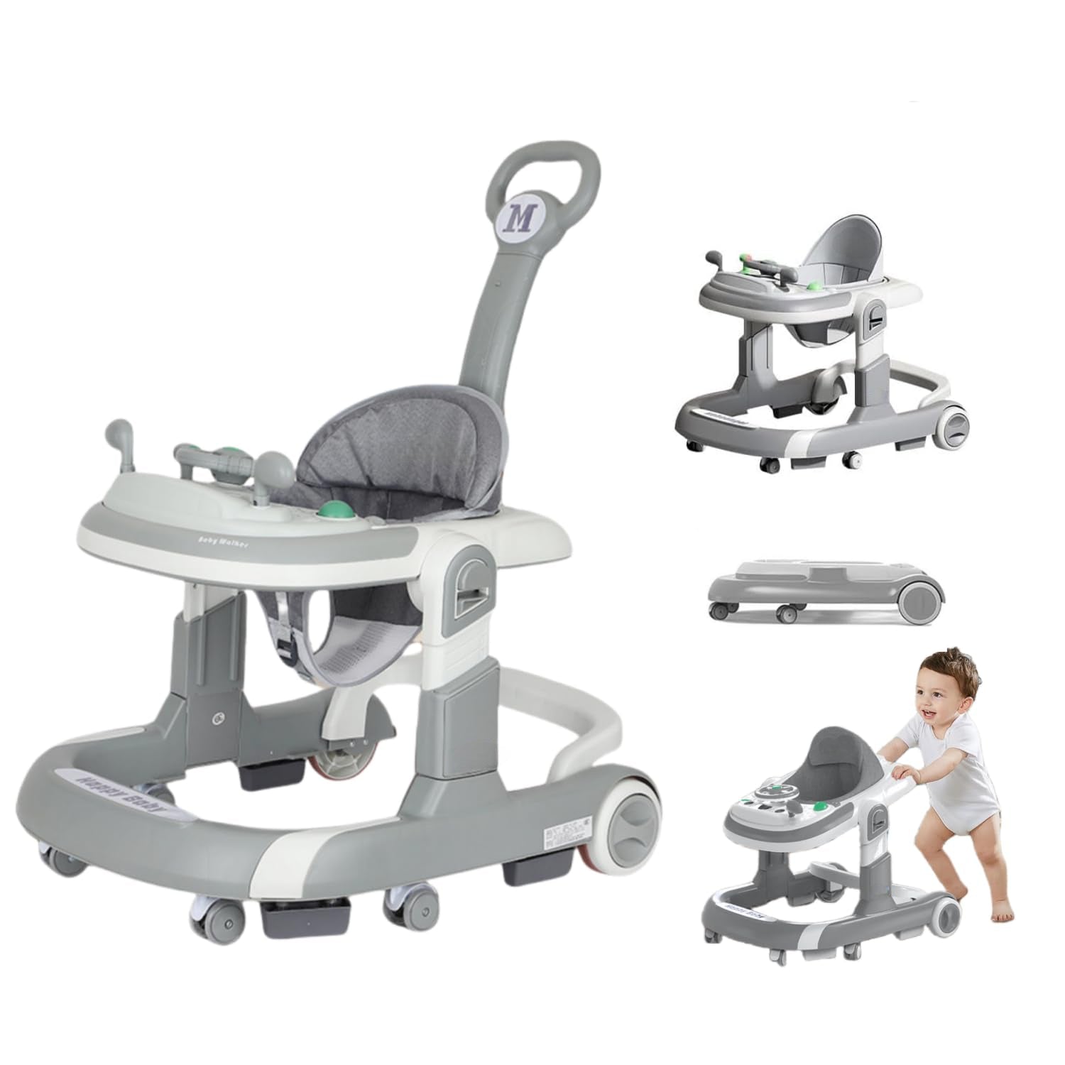 Cubbycoo Multifunctional Foldable Musical Baby Walker
