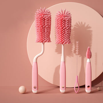 Cubbycoo Baby Bottle Brush Set Pink