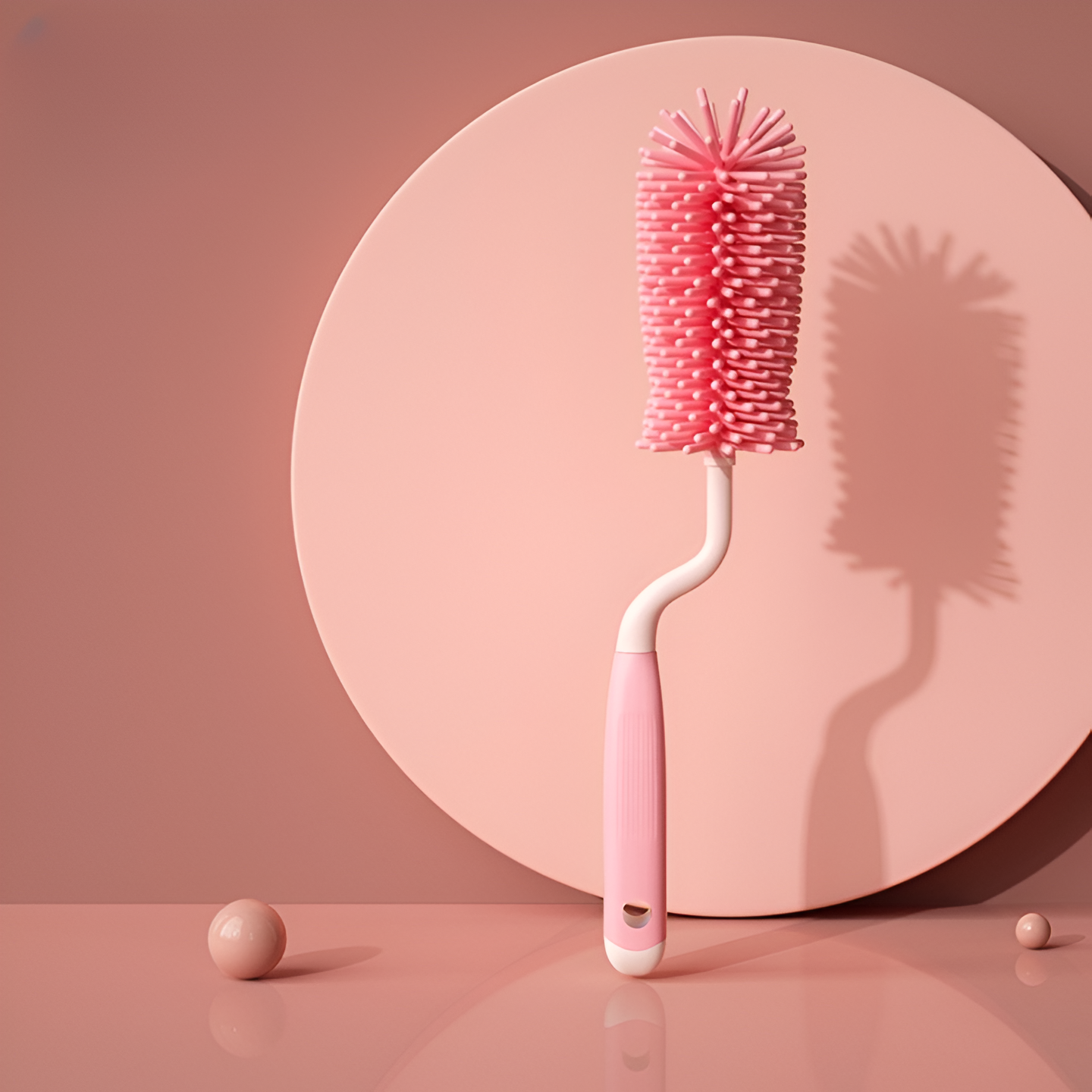 Cubbycoo Baby Bottle Brush Set Pink