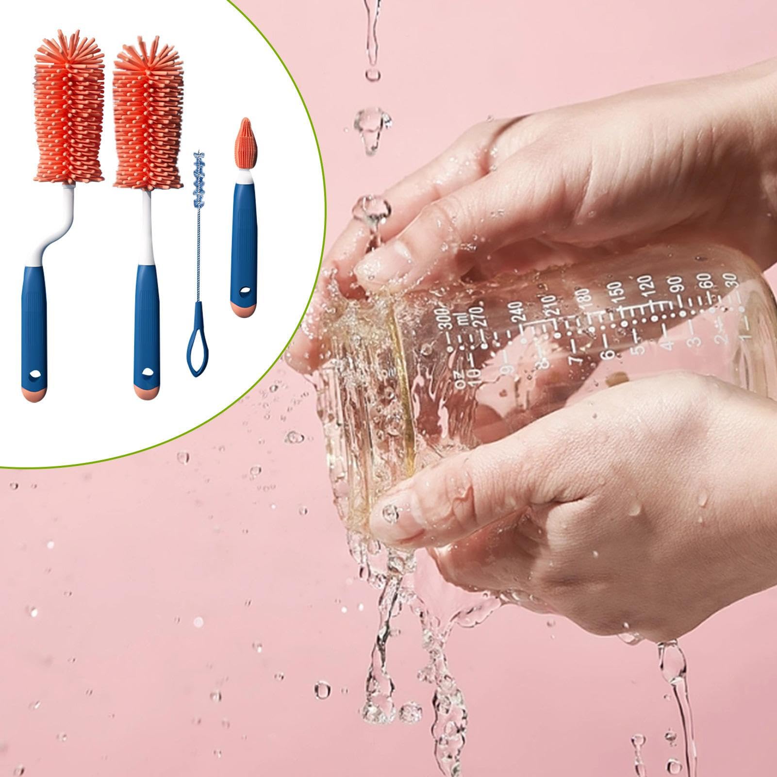 Cubbycoo Baby Bottle Brush Set (Pink/Blue)