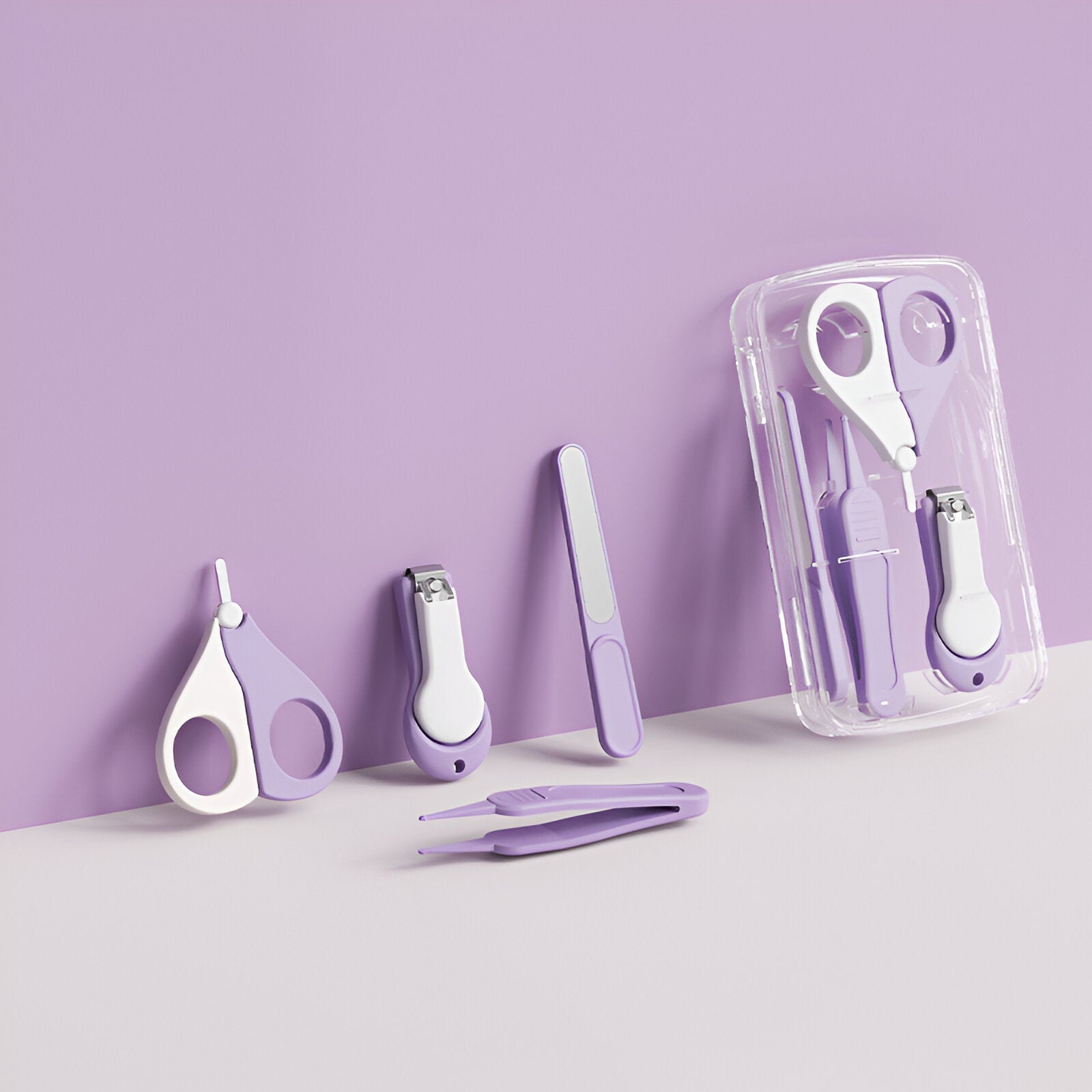 Cubbycoo Baby Nail Clipper Set (Green/Purple/Pink)