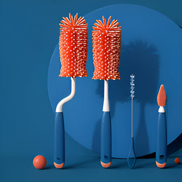 Cubbycoo Baby Bottle Brush Set Blue