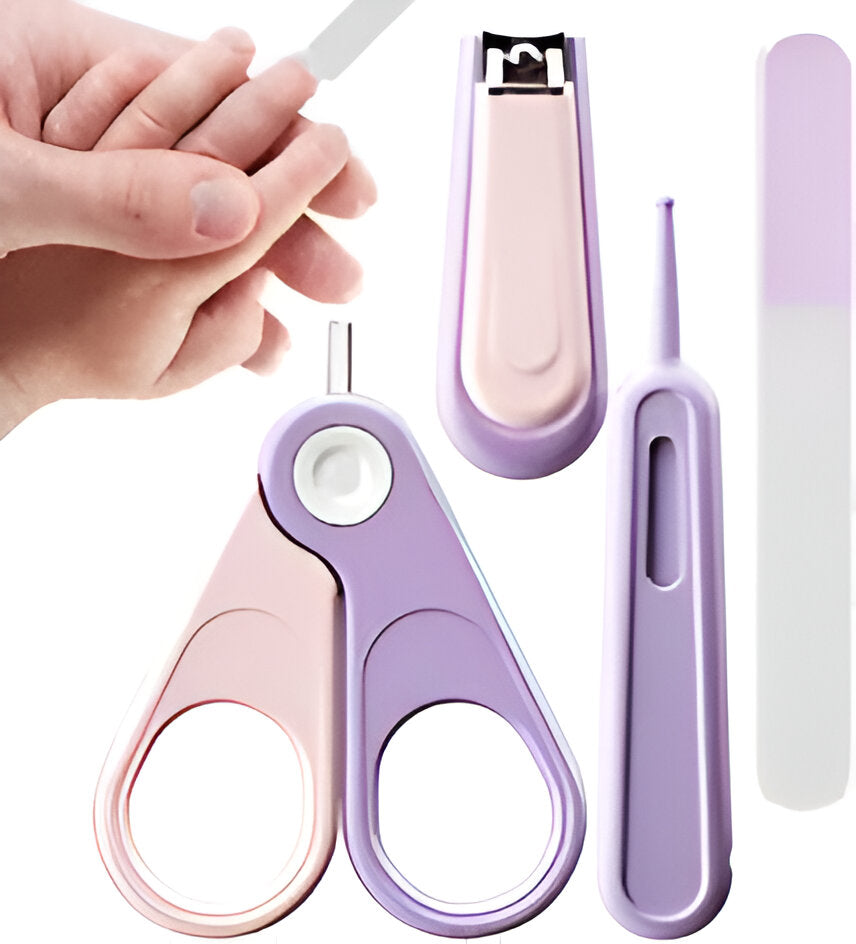 Cubbycoo Baby Nail Clipper Set (Green/Purple/Pink)