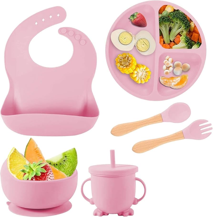 Cubbycoo Baby Feeding Set (Purple/Beige/Pink/Green)