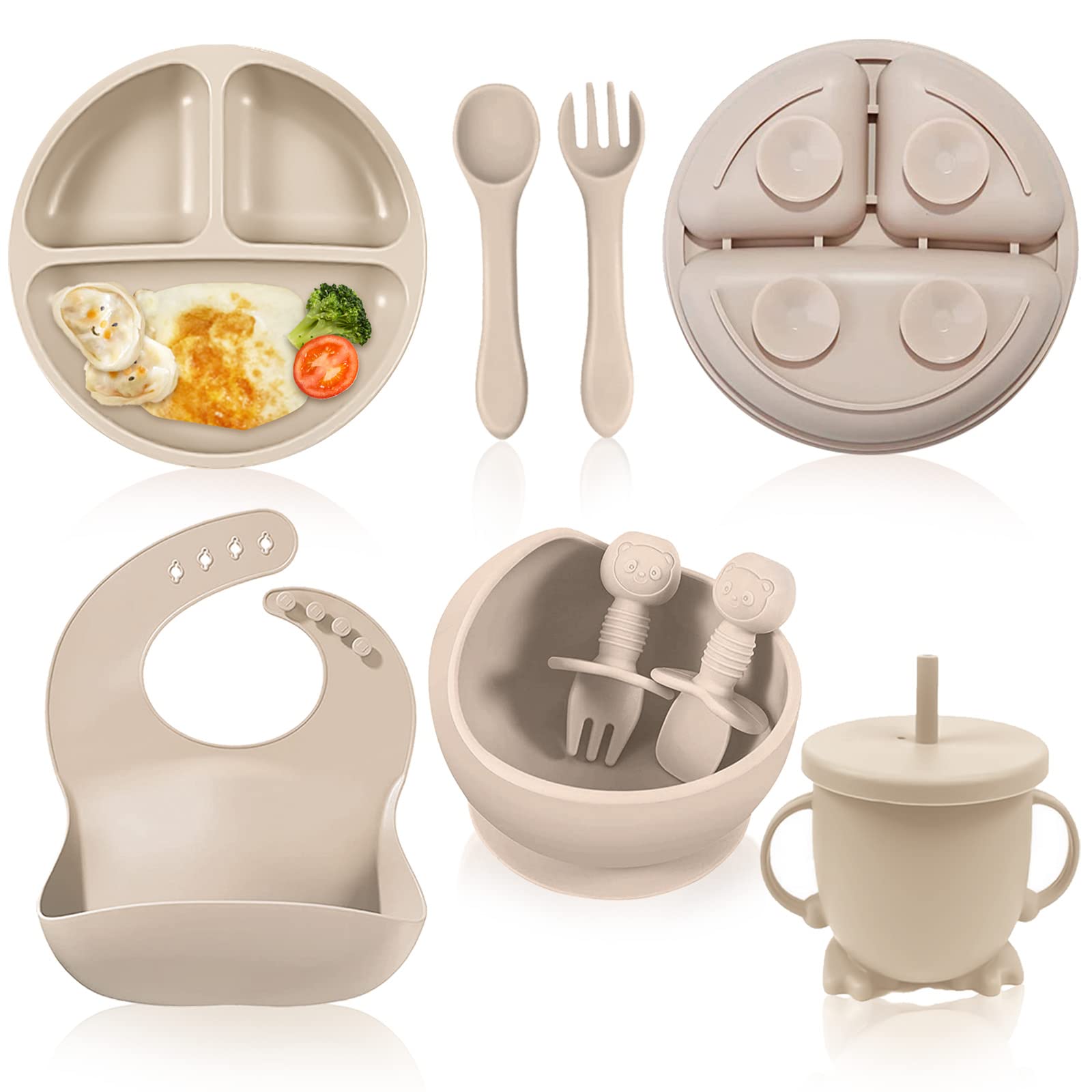 Cubbycoo Baby Feeding Set (Purple/Beige/Pink/Green)