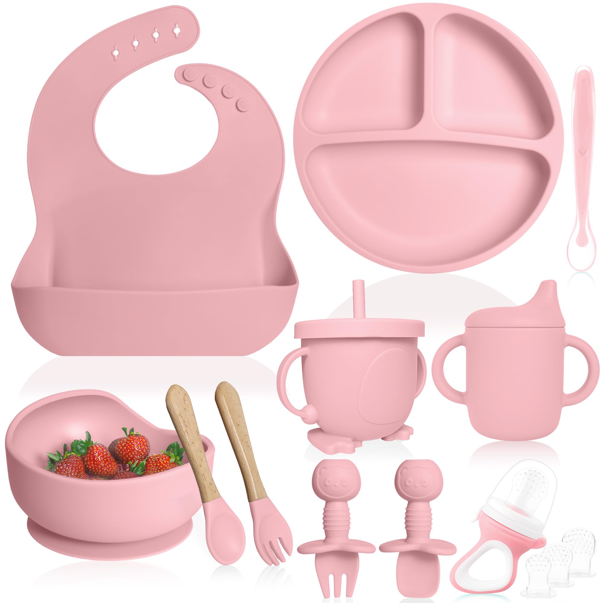Cubbycoo Baby Feeding Set (Purple/Beige/Pink/Green)