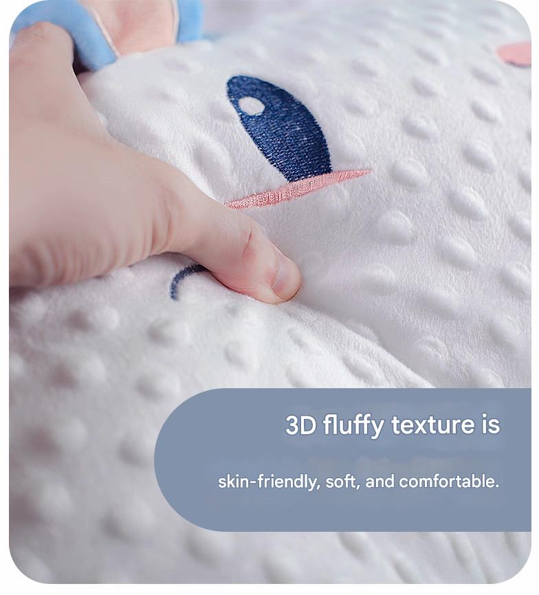 Newborn anti-spit-up pillow for safe feeding and sleep