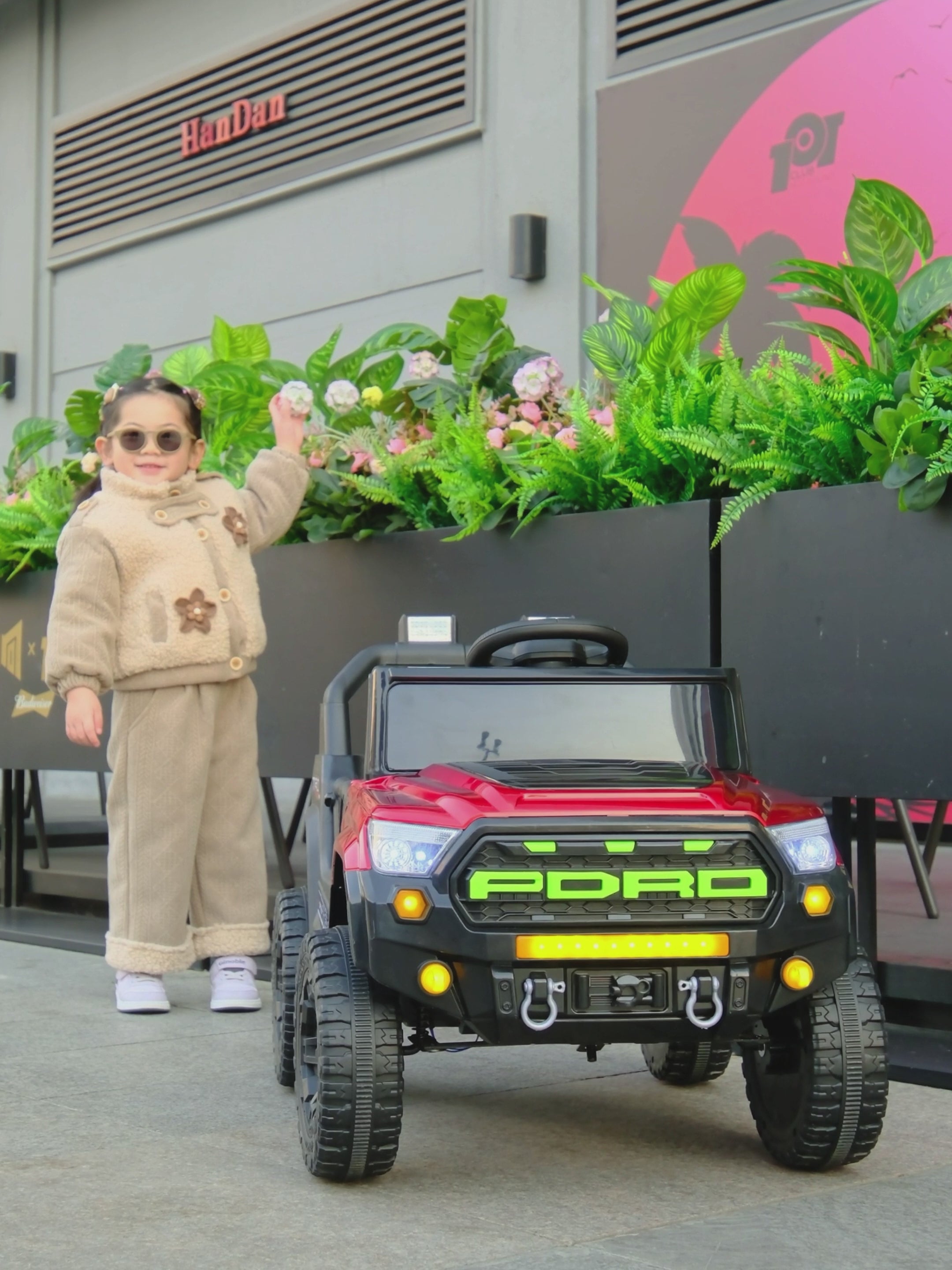 Cubbycoo ThunderChamp 4X Ride-On Electric Jeep for Kids Aged 2–6 Years For Boys & Girls
