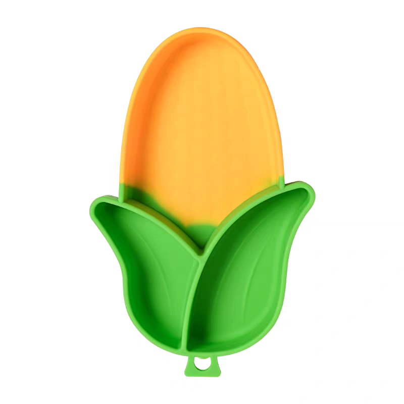 Tender Corn Silicone Plate for Kids – Fun, Safe, and Mess-Free Feeding